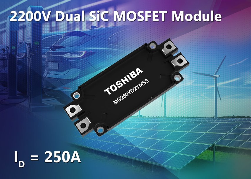 Toshiba: Les nouveaux MOSFET en carbure de silicium de 2 200 V améliorent l'efficacité dans les applications exigeantes